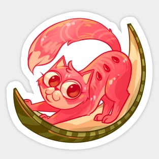 Watermelon Cat Sticker